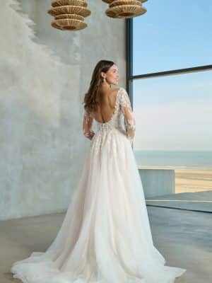 Feather-Azuree Bridal-Back