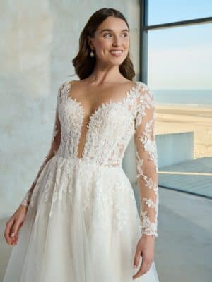 Feather-Azuree Bridal-Close