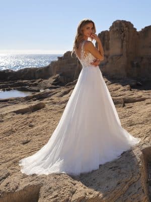 Fiorella-Azuree Bridal-Back