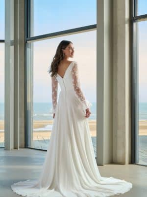 Lazaro-Azuree Bridal-Back.