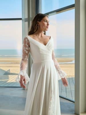 Lazaro-Azuree Bridal-Close.